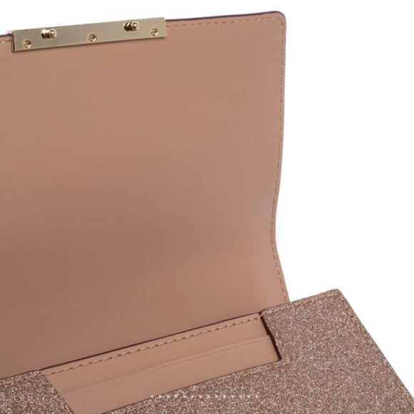 Kate ♠️ Spade- Burgess Court Glitter Shoulder-Handbag (Rose🌹Gold) Storybook - Picture 8 of 14